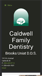 Mobile Screenshot of caldwellfamilydentistry.com